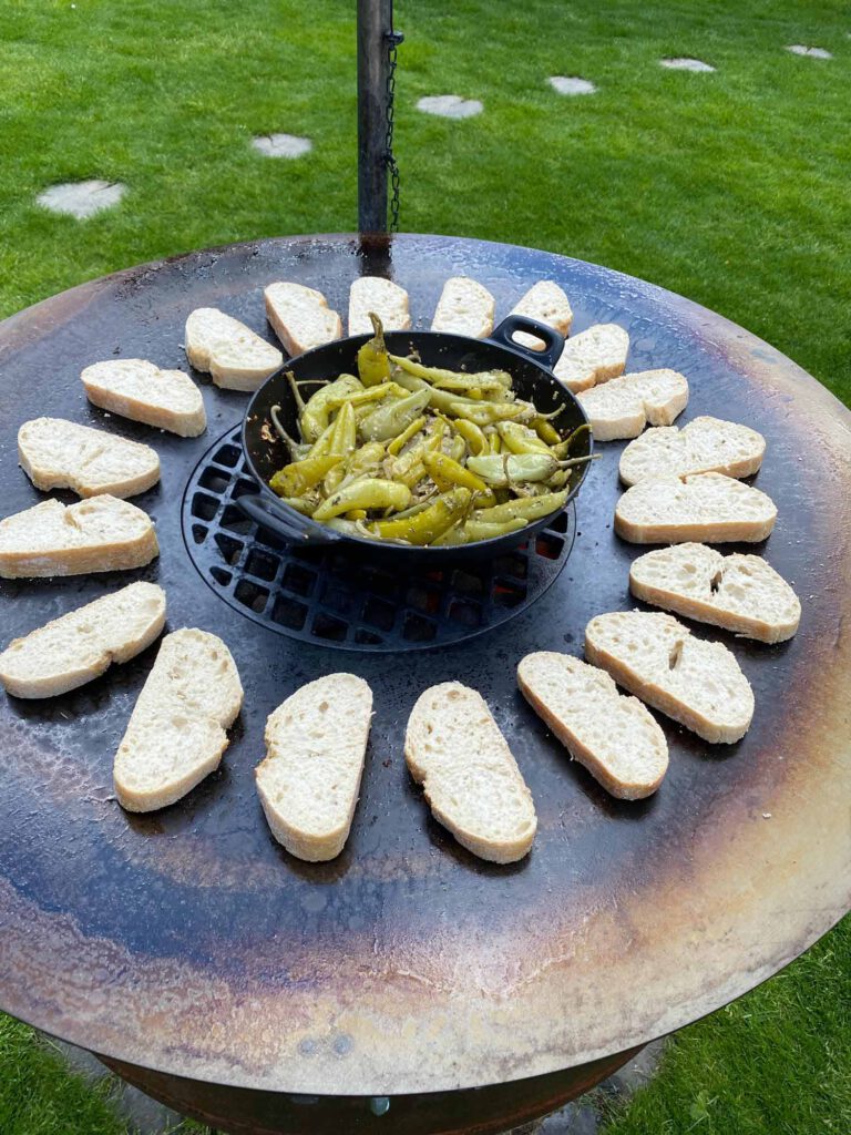 Gartengrill aus altem Ausgleichbehälter