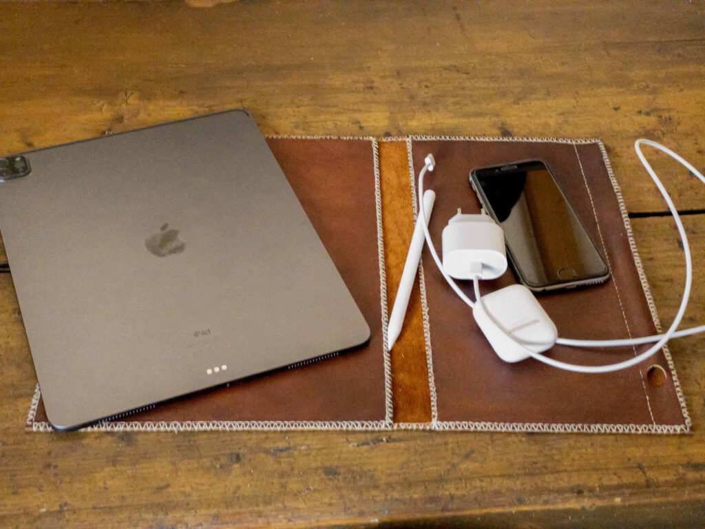 iPad-Tasche aus Upcycling-Leder