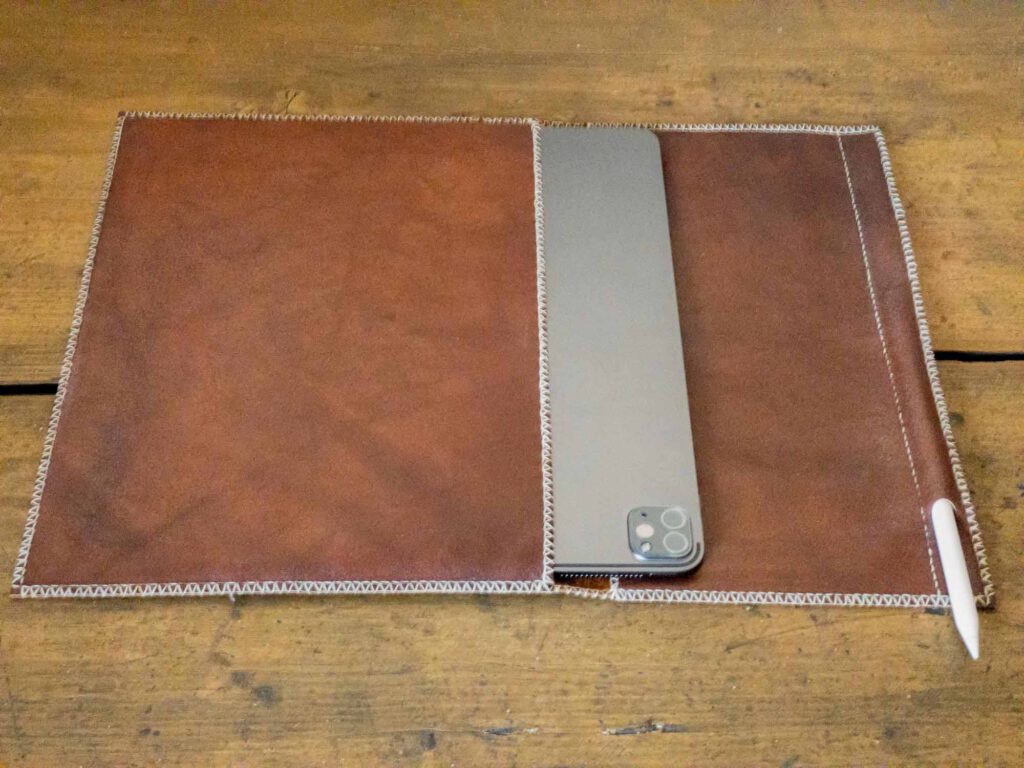 iPad-Tasche aus Upcycling-Leder