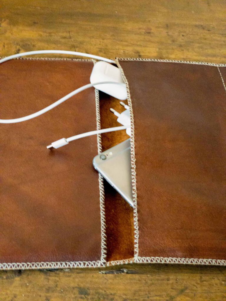 iPad-Tasche aus Upcycling-Leder