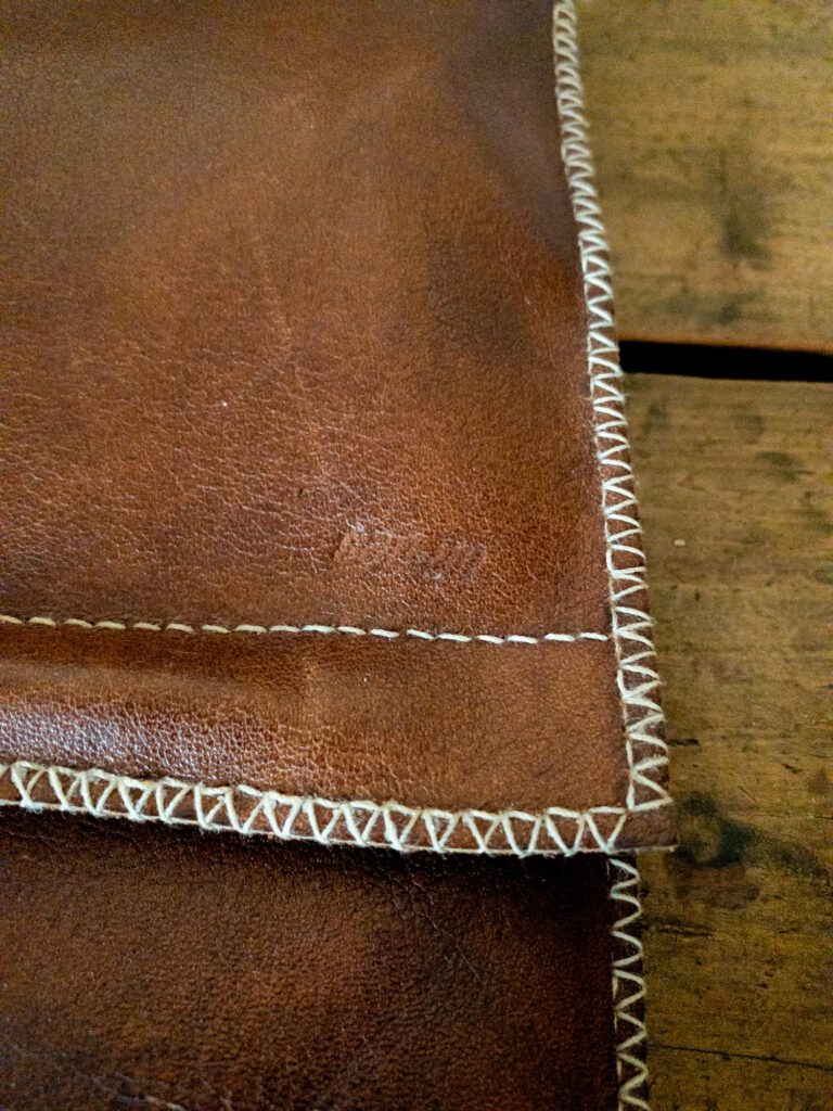 iPad-Tasche aus Upcycling-Leder