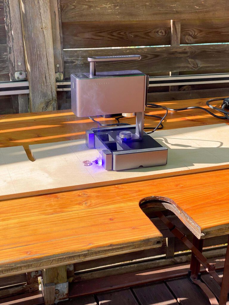 Test Laser Gravur für die Emil's Schatzkiste