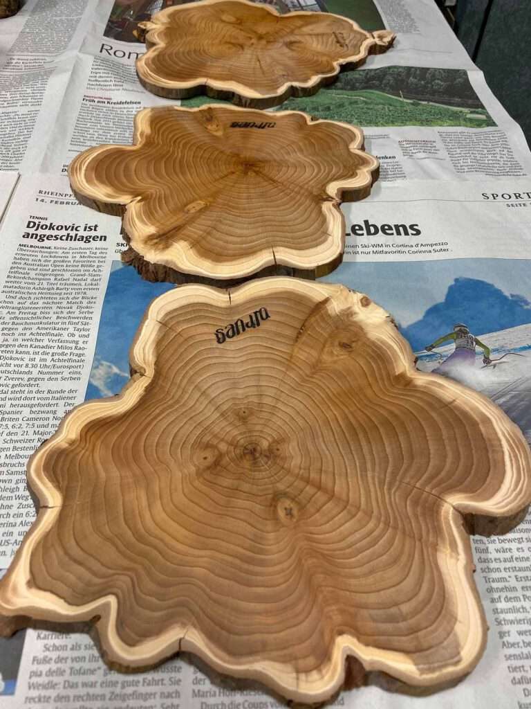 Holzbretter Verarbeitung