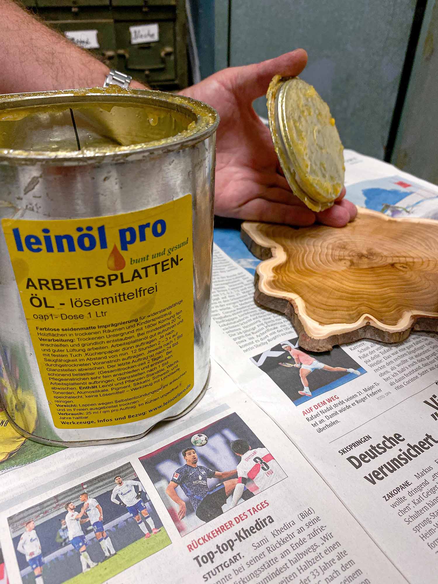 Holzbretter Verarbeitung