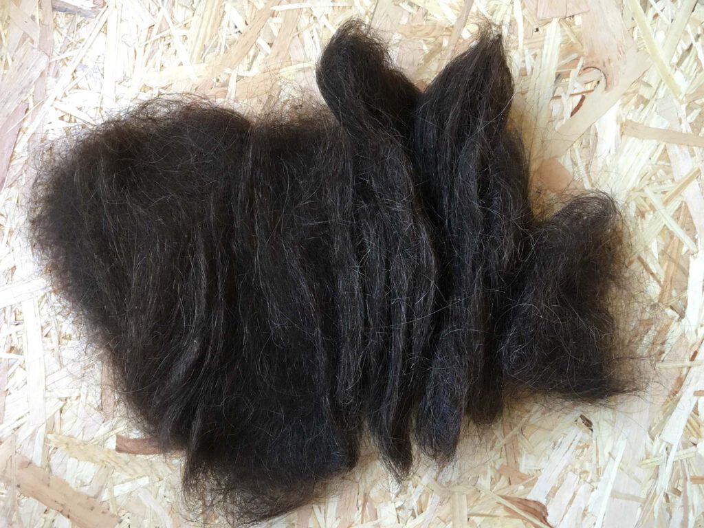 Gesammeltes Haar