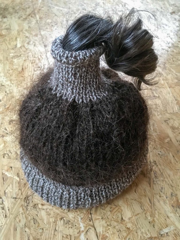 Mütze aus eigene Haar
