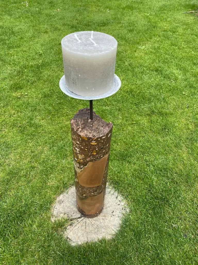 Kerzenständer aus Beton