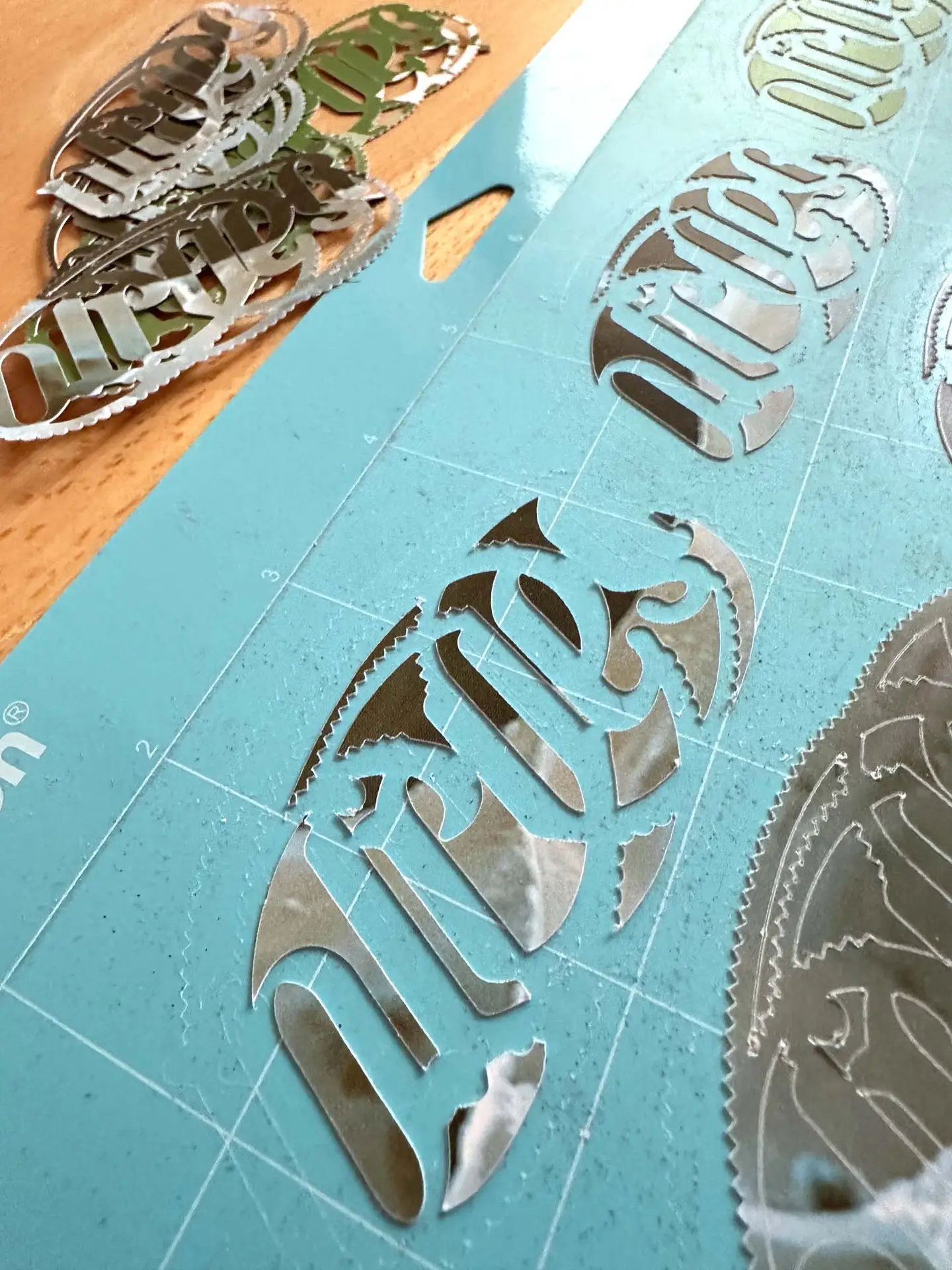 SandraOliver Logo mit Plotter geschnitten