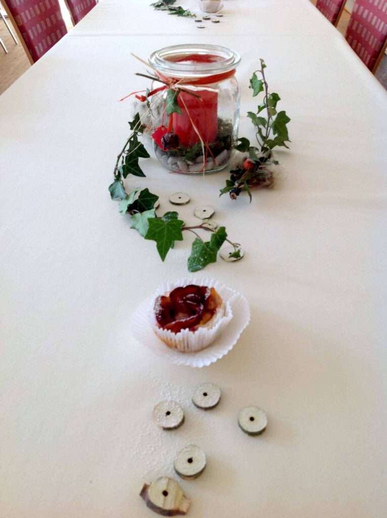 Upcycling Idee: Einmachglas als Kerzenhalter