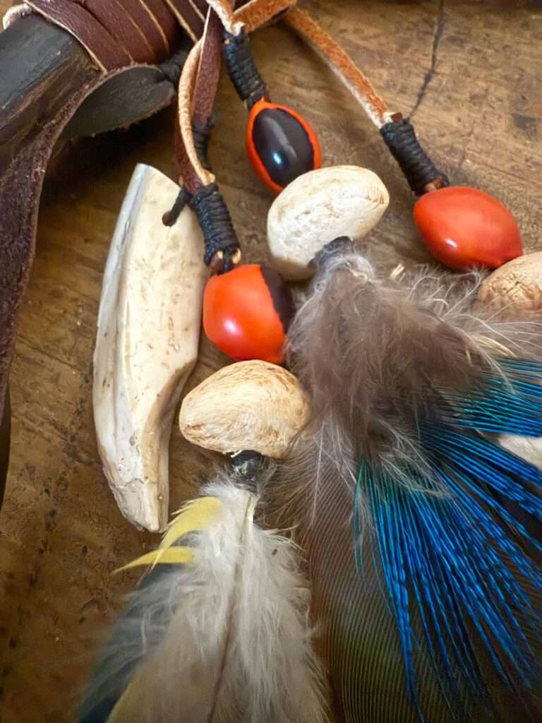 Ethno-Fliegenklatschen Detail
