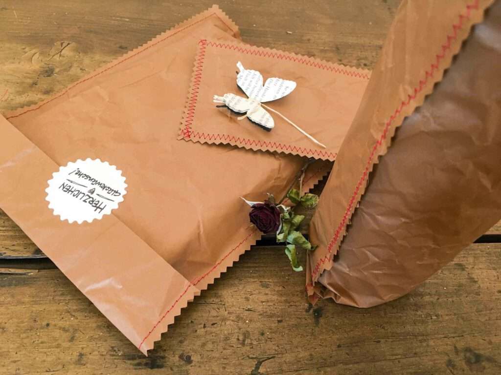 Nachhaltige Geschenkverpackung aus Verpackungspapier