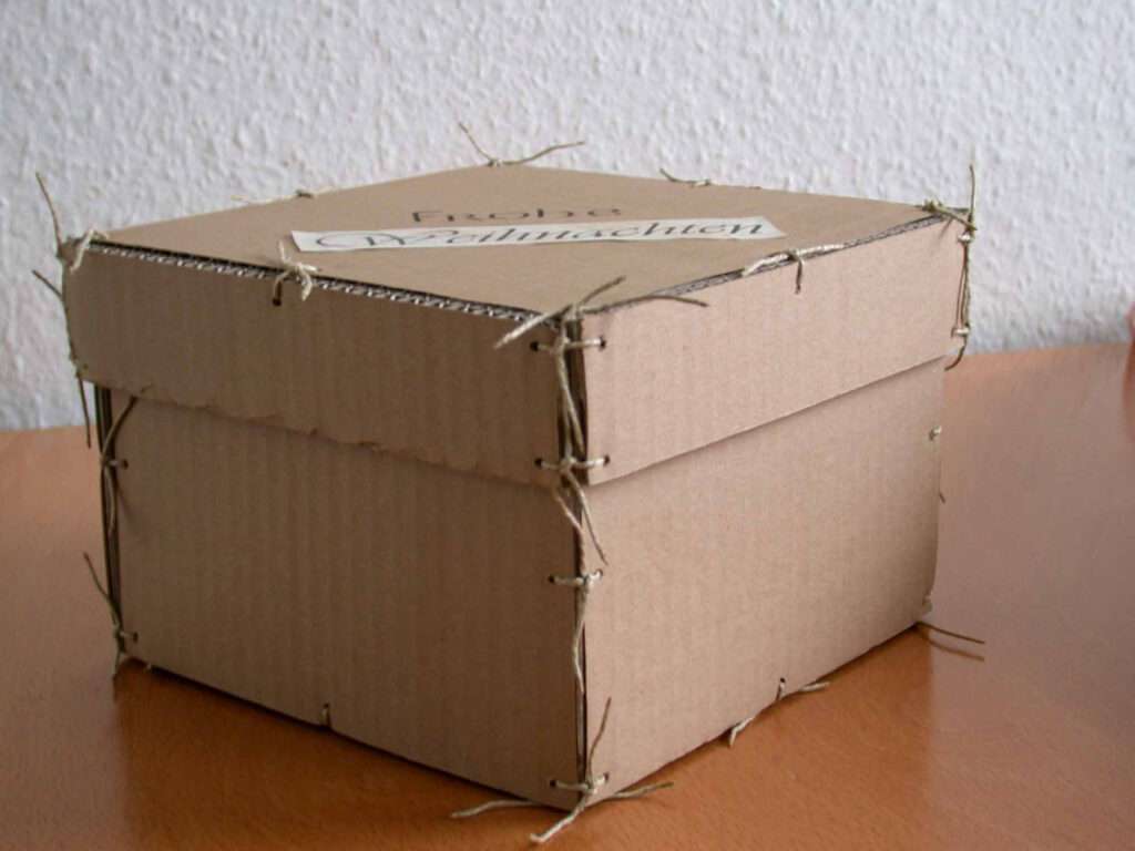 Nachhaltige Geschenkverpackung aus Verpackungskarton