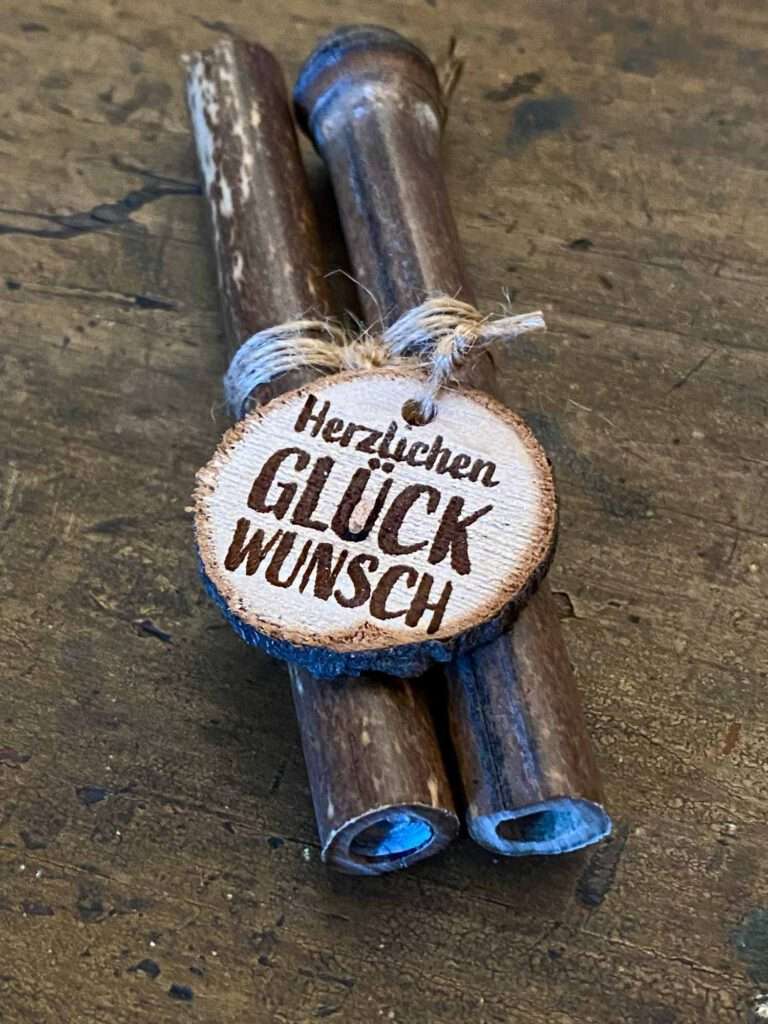 Verpackungsideen mit Bambusrohrche