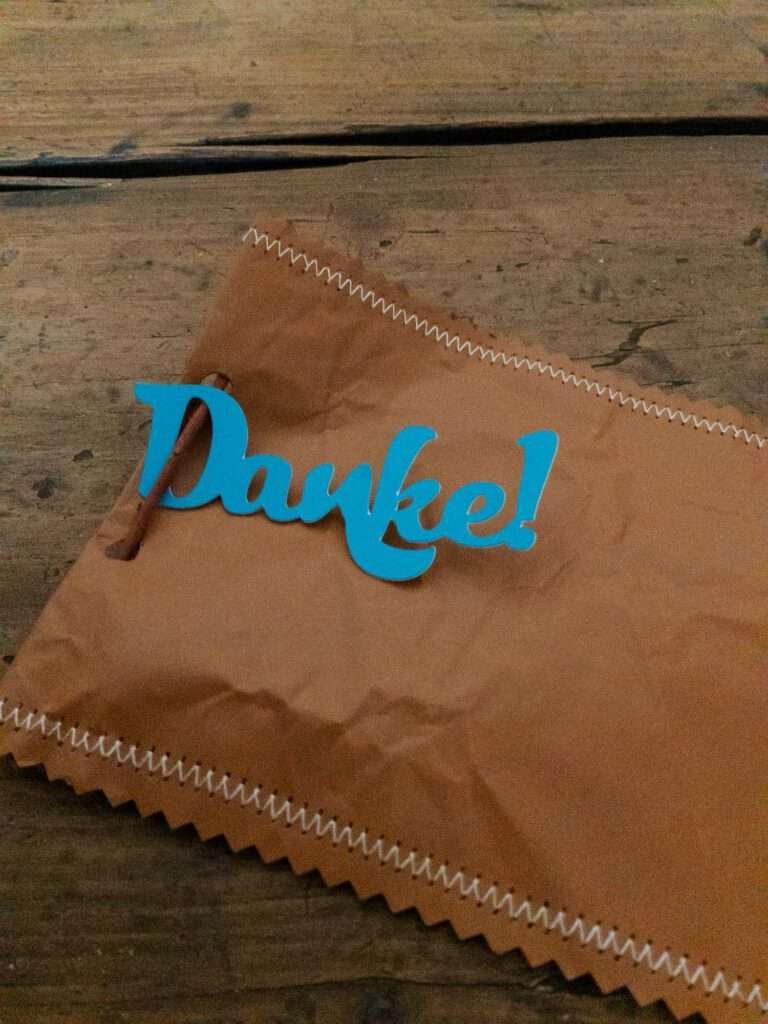 „Danke“-Anhänger