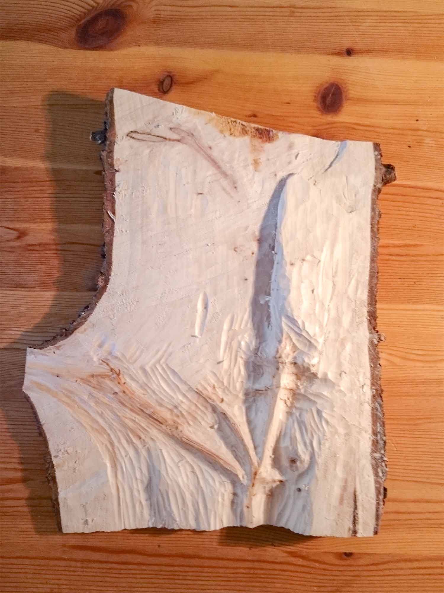 Holzbearbeitung mit Zuckerhutfichte