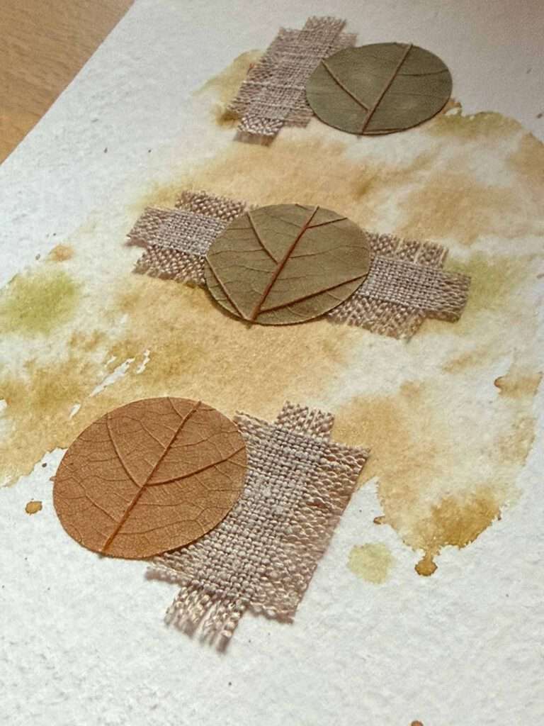 Upcycling mit Herbstblättern : Kreative Naturkunst